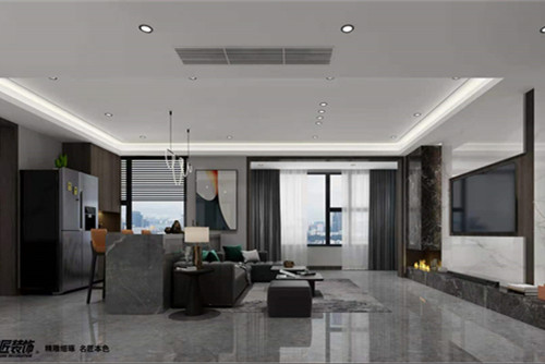 德陽市安瀾苑小區(qū)現(xiàn)代簡約風格三居室裝修案例