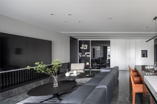 德陽市東辰小區(qū)現(xiàn)代簡約風格三居室裝修案例