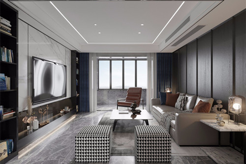 淮安市櫻花小區(qū)現(xiàn)代簡(jiǎn)約風(fēng)格三居室裝修案例