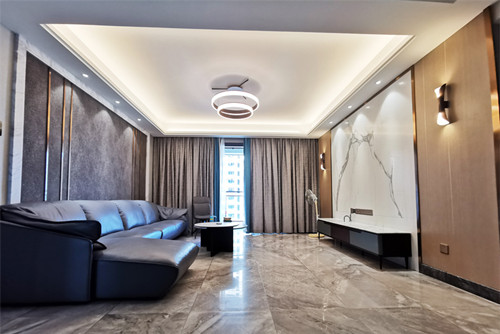 湛江101-200平米輕奢風格京基城室內(nèi)裝修設(shè)計案例