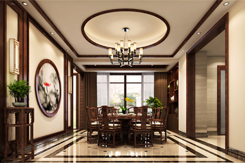 ?？?01平米以上新中式風(fēng)格信達海天裝修設(shè)計效果圖