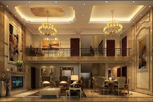 ?？?01-300平米歐式風(fēng)格觀瀾湖官邸裝修設(shè)計(jì)案例
