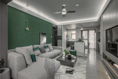 ?？谑姓\(chéng)方創(chuàng)世紀(jì)廣場(chǎng)現(xiàn)代簡(jiǎn)約風(fēng)格三居室裝修案例