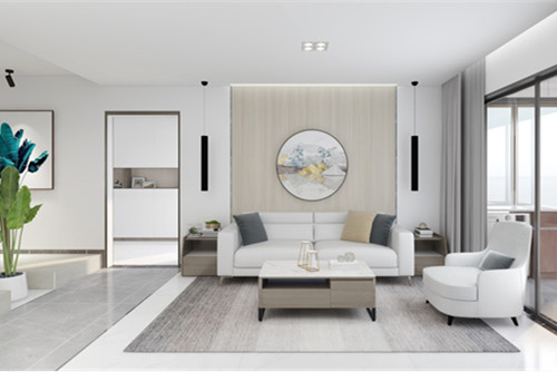 ?？谑袝r代城現(xiàn)代簡約風(fēng)格三居室裝修案例