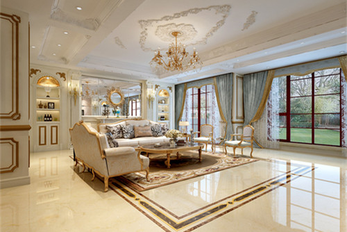 秦皇島301平米以上新古典風格天成頤墅室內(nèi)設(shè)計效果圖