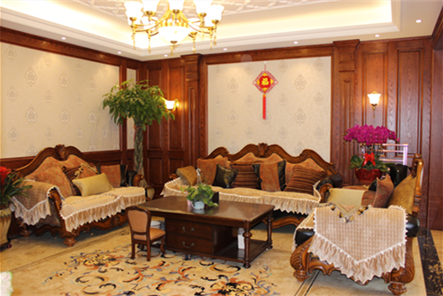 秦皇島101-200平米新中式風(fēng)格華貿(mào)公園郡裝修設(shè)計案例