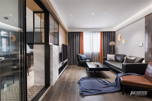 常州市萬(wàn)科理想城別墅現(xiàn)代簡(jiǎn)約風(fēng)格三居室裝修案例