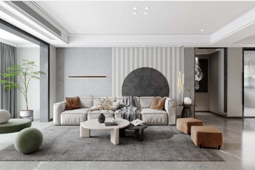 玉林市天禾春城北歐風(fēng)格三居室裝修案例