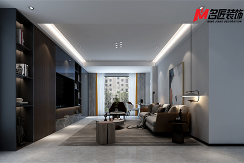 臺(tái)州市濱海苑現(xiàn)代簡約風(fēng)格三居室裝修案例