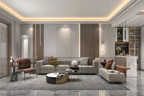 潮州市碧桂園&middot;天璽灣(潮州)現(xiàn)代風格三居室裝修案例