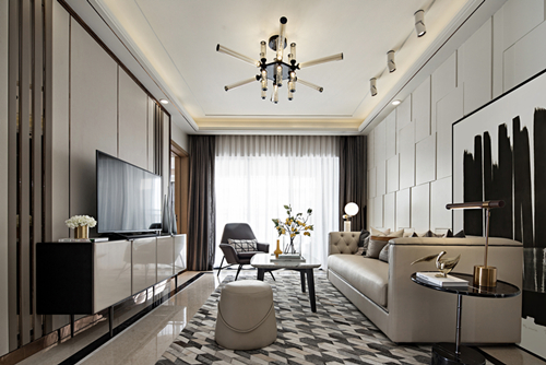 揭陽市博雅苑D區(qū)現(xiàn)代簡約風(fēng)格三居室裝修案例