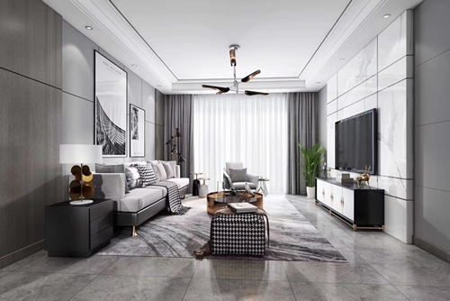 江門市新會(huì)碧桂園現(xiàn)代風(fēng)格三居室裝修案例