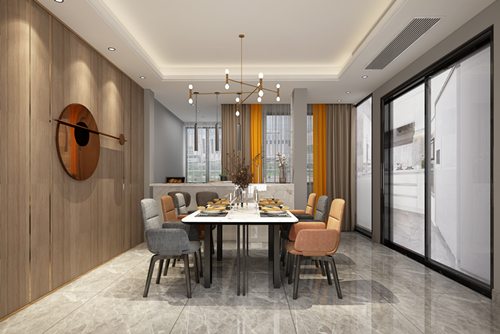 江門市城市名庭現(xiàn)代風(fēng)格四居室裝修案例