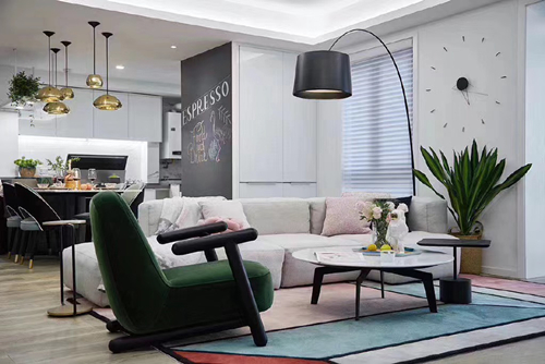 江門市半山別墅北歐風(fēng)格三居室裝修案例