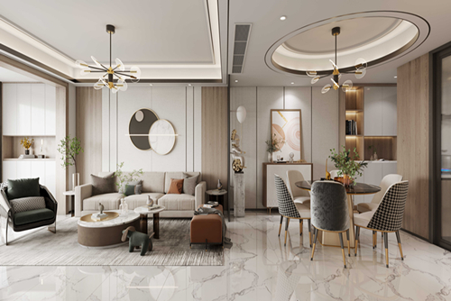 茂名市寶和雅苑現(xiàn)代簡(jiǎn)約風(fēng)格三居室裝修案例