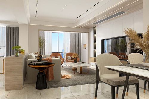 廣州市南沙灣御苑別墅現(xiàn)代簡約風(fēng)格三居室裝修案例