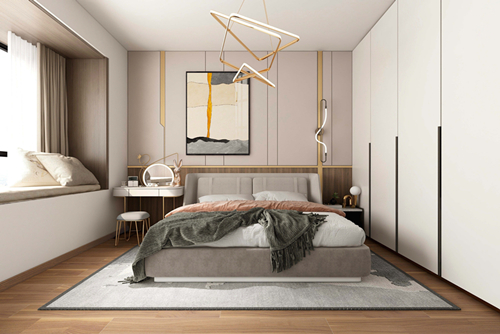 廣州市峰湖御境現(xiàn)代簡約風格復式裝修案例