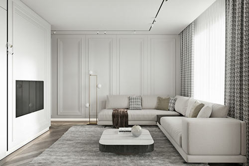 涼山彝族自治州安寧小區(qū)現(xiàn)代簡(jiǎn)約風(fēng)格平層裝修案例