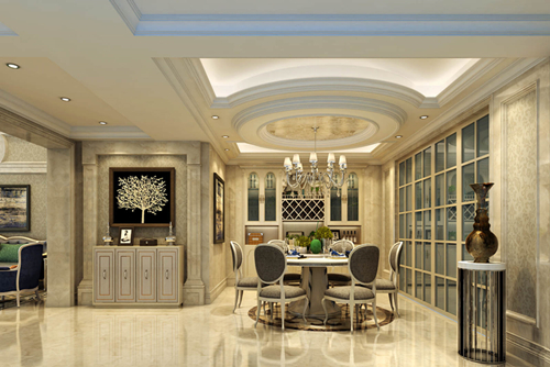 ?？谑心虾Ｐ腋R歐式風(fēng)格復(fù)式裝修案例