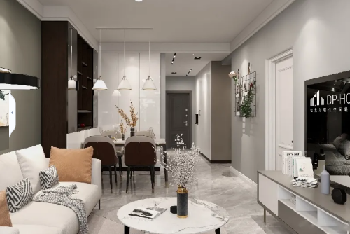 佛山市復(fù)地公園和光現(xiàn)代簡(jiǎn)約風(fēng)格三居室裝修案例