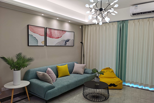 ?？谑心蠟I駿園現(xiàn)代簡約風(fēng)格三居室裝修案例