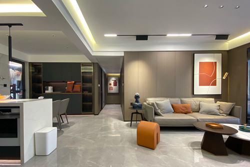 ?？谑杏盀超F(xiàn)代簡約風(fēng)格平層裝修案例