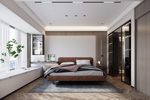 ?？谑杏盀超F(xiàn)代簡約風(fēng)格平層裝修案例