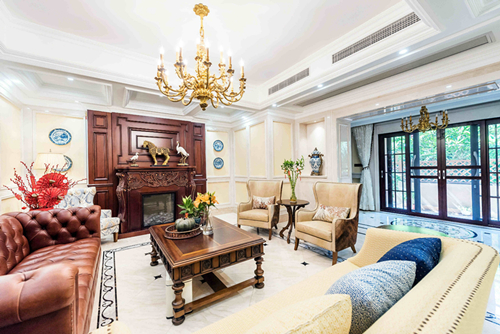 ?？谑泻？谑锎猴L(fēng)美式風(fēng)格別墅裝修案例