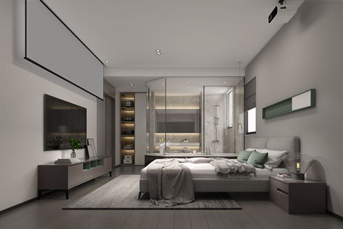 海口市帝和華庭現(xiàn)代簡(jiǎn)約風(fēng)格四居室裝修案例