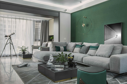 ?？谑卸际猩脂F(xiàn)代簡約風(fēng)格三居室裝修案例