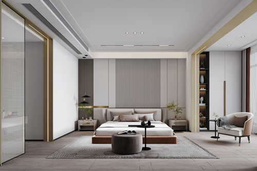 ?？谑辛_牛山玖悅臺輕奢風格平層裝修案例