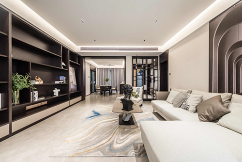 ?？谑腥A榮府現(xiàn)代簡約風(fēng)格四居室裝修案例