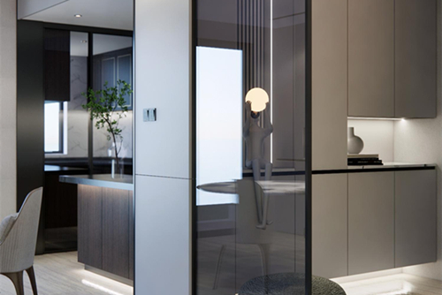 江門市十里方圓現(xiàn)代風(fēng)格三居室裝修案例