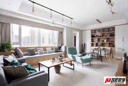 江門市時代春樹里現(xiàn)代簡約風格三居室裝修案例