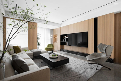 江門市文昌花園現(xiàn)代風(fēng)格三居室裝修案例