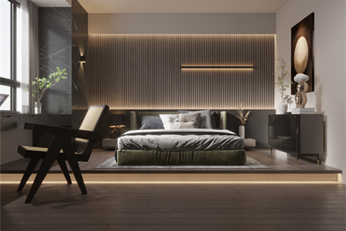 中山市雅居樂森嵐輕奢風(fēng)格三居室裝修案例