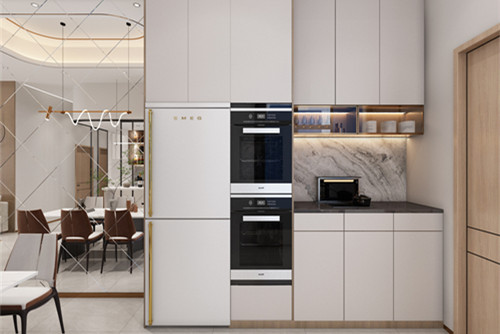 中山市錦繡海灣城別墅輕奢風(fēng)格四居室裝修案例