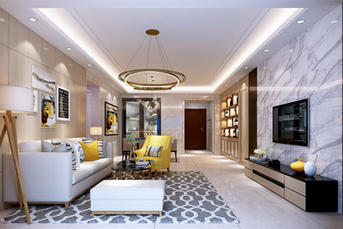 中山市城果&middot;潤和花園現(xiàn)代簡約風格四居室裝修案例