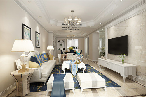 中山市幸福灣花園現(xiàn)代簡約風格三居室裝修案例