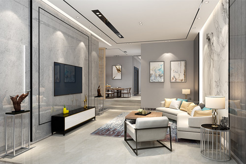 中山市裕龍君匯新中式風(fēng)格別墅裝修案例