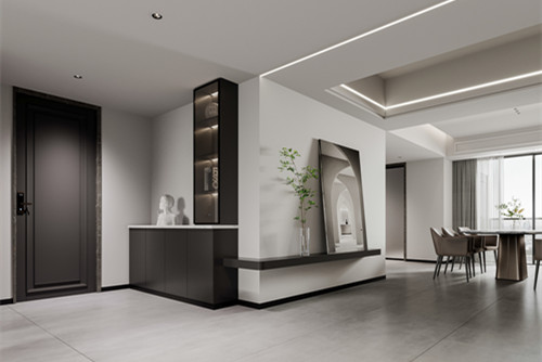 潮州市濱江雅居現(xiàn)代簡約風(fēng)格四居室裝修案例