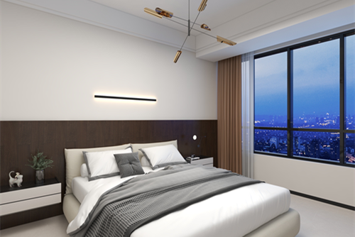 潮州市彩文花園現(xiàn)代簡約風格四居室裝修案例