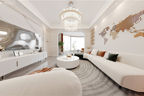 莆田市必盛鼎秀苑現(xiàn)代簡約風(fēng)格三居室裝修案例