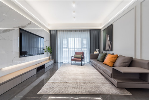 ?？谑杏盀超F(xiàn)代簡約風(fēng)格四居室裝修案例