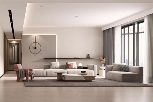 海口市白龍花園現(xiàn)代簡(jiǎn)約風(fēng)格三居室裝修案例