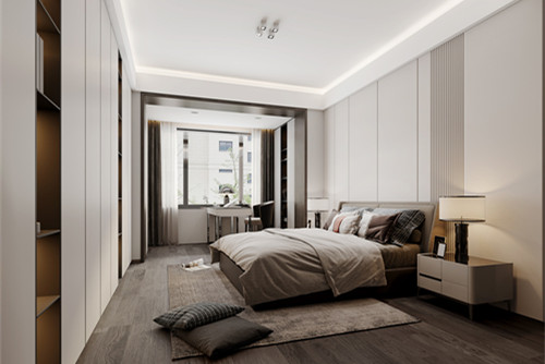 ?？谑斜坦饒@劍橋郡現(xiàn)代簡約風格三居室裝修案例