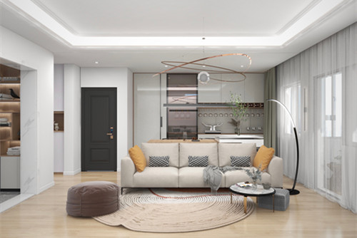 廣州市珠江國際城北歐風(fēng)格二居室裝修案例