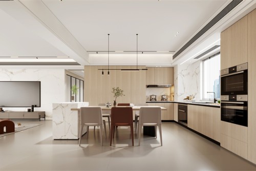 汕頭市璟璽園現(xiàn)代風(fēng)格三居室裝修案例