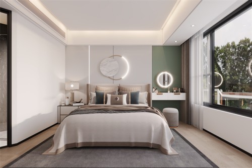 汕頭市華潤中心現(xiàn)代風(fēng)格五居室裝修案例