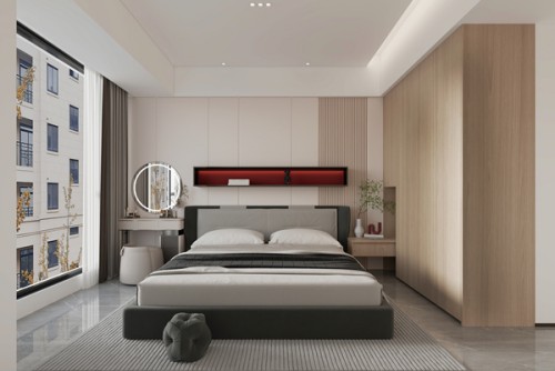 汕頭市旭盛園現(xiàn)代簡約風格三居室裝修案例